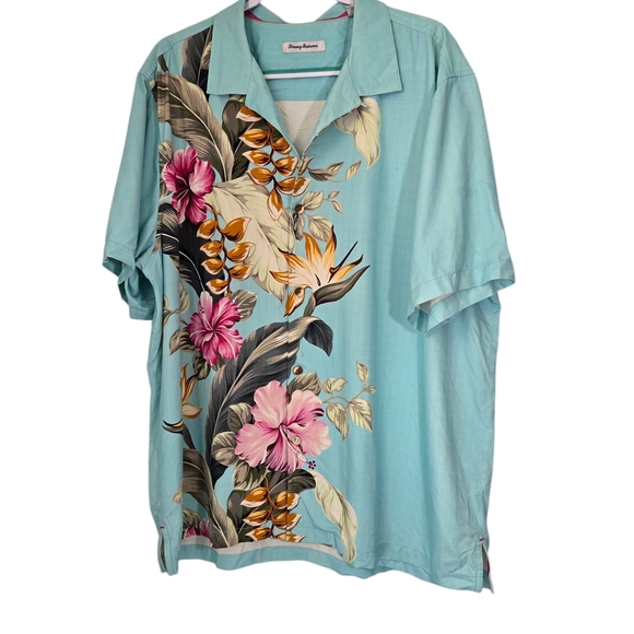 Tommy Bahama Men's Garden Of Hope & Courage Silk Hawaiian Shirt - Picture 4 of 11